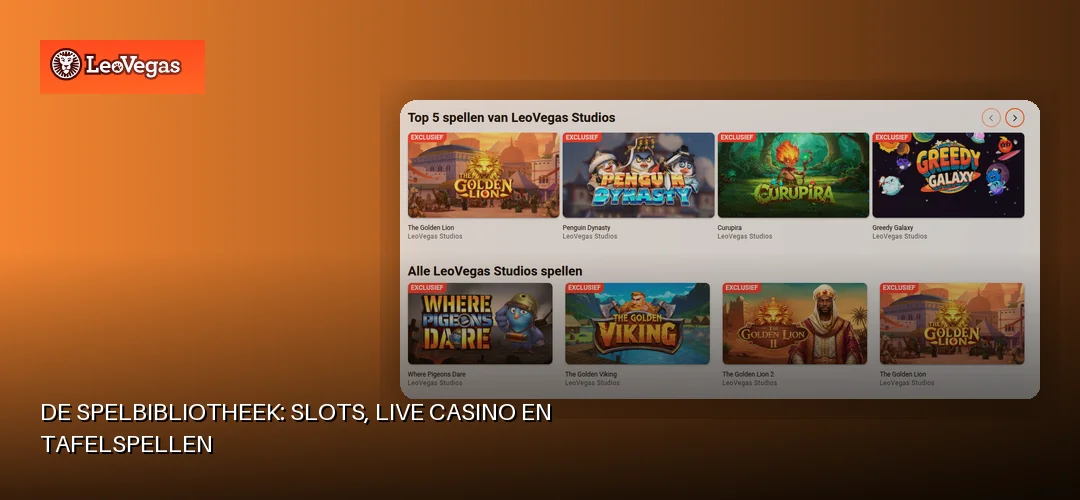 LeoVegas promotional banner